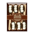 Gourmet Mini Marshmallow Chocolate Dipped Spoons Gift Set